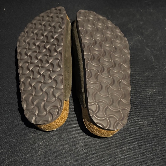 Birkenstock Brown Suede Sandals with Buckles - Picture 3 of 4